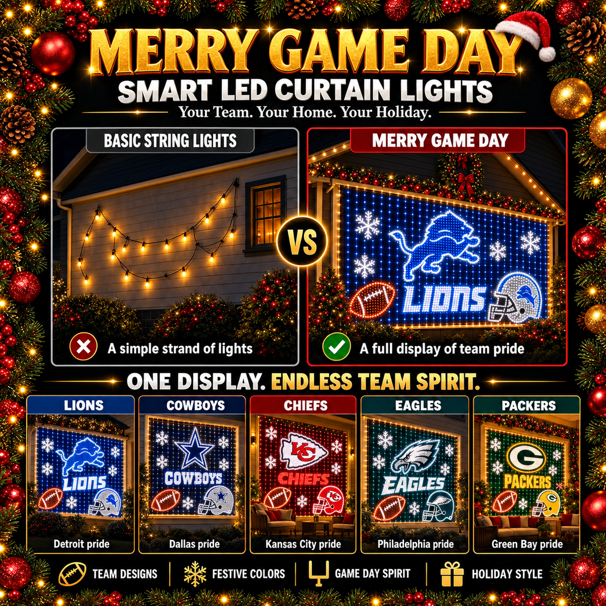MerryGameDay™ Smart Lights